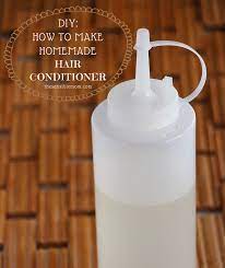diy how to make homemade hair conditioner
