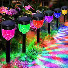 Led Solar Pathway Lights Color Change