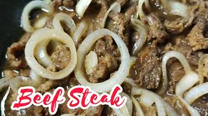 beef steak filipino style bistek