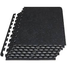 rubber top exercise puzzle mat