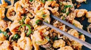 salt and pepper squid chinese fried