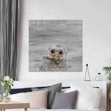 Galerieartco Snow Owl Canvas Wall Art