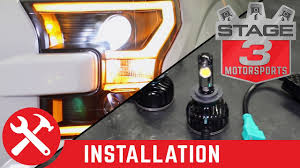 2015 2017 Anzo Led Switchback Outline Projector Headlights And Oracle Led Headlight Bulb Install