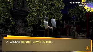 Inaba Jewel Beetle Catch - Persona 4 Golden PC - YouTube