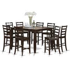A counter set is an ideal dining set solution for taller individuals or simply those who wish to have a little more leg room while enjoying their meals. 9 Pc Counter Height Set Square Table And 8 Counter Height Chairs