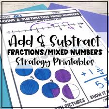 subtract fractions mixed numbers