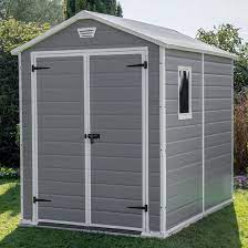 Keter 6 X 8 Manor Plastic Garden Shed