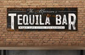 Basement Bar Sign Tequila Bar Home Bar