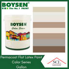 Boysen Permacoat Flat Latex Paint 4l
