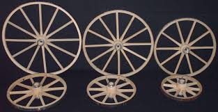 wooden wagon wheel 10 inch 12 inch