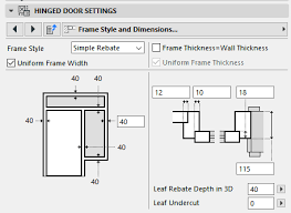 Use the descriptions and diagram to fill in information. Frame Style And Dimensions For Door