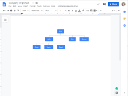 how to make an org chart in google docs