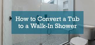 Convert A Tub Into A Walk In Shower