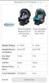 Graco Snugride 35 Car Seat With Base