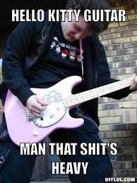 Metal Hello Kitty Guitar Meme Generator - DIY LOL via Relatably.com
