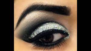 how to burlesque glitter eye makeup