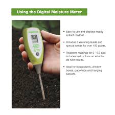 Details About Luster Leaf 1825 Rapitest Digital Soil Garden Plant Moisture Meter Sensor Tester