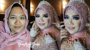 tutorial makeup wedding muslim dan