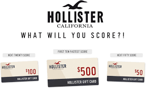 win hollister gift card up to 500