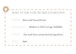 hd skin foundation results