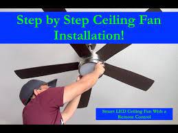 how to wire and install a ceiling fan