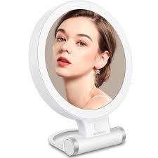 alovely magnifying mirror with light