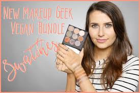 new makeup geek vegan bundle swatches