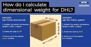How Do I Calculate Dimensional Weight For Dhl Preferred