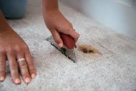 how to fix and patch stained carpeting