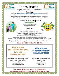 Hha Pca Companion Employment Open House Right At Home