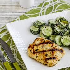 grilled cod with garlic basil and