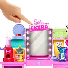 barbie extra wardrobe with doll game