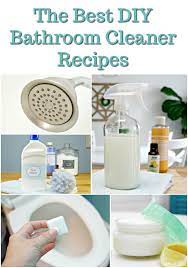 Non Toxic Diy Bathroom Cleaner Recipes