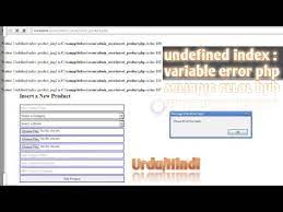 how to fix undefined index error in php