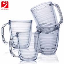 12 ounce tritan plastic mugs clear