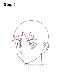 Here is a great anime manga side profile view face head drawing method that is very easy to draw with very impressive results. How To Draw A Manga Boy With Spiky Hair 3 4 View Step By Step Pictures How 2 Draw Manga