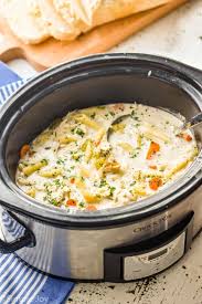 creamy crockpot en noodle soup