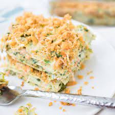 vegetable lasagna with white sauce
