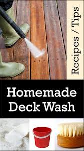 Many junk removal companies also offer deck removal services. 5 Simple Deck Wash Recipes General Maintenance Mildew