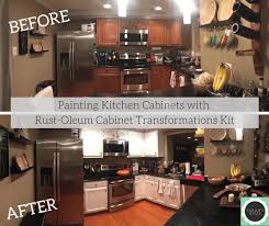 Kitchen countertops play different kinds of essential roles such as kitchen storage. Painting Kitchen Cabinets Rust Oleum Cabinet Transformations Kit Sarah S Bites