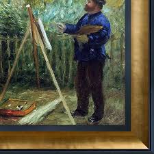 Monet Painting In His Garden At