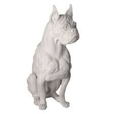 Boxer Dog Sculpture Statue 30