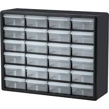 24 drawer plastic storage cabinet