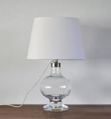 Clear Glass Table Lamp By Michael Bang