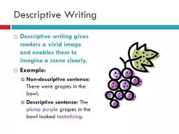 ppt descriptive writing powerpoint