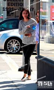 courteney in a striped top goes