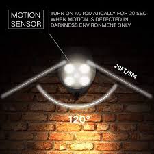 motion sensor led light ip65 waterproof