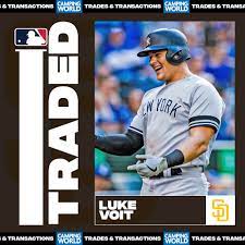 DH Luke Voit from the Yankees for RHP ...