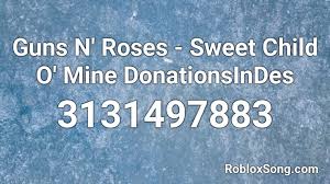 If you are happy with this, please share it to your friends. Guns N Roses Sweet Child O Mine Donationsindes Roblox Id Roblox Music Codes