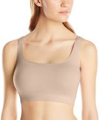 Yummie Womens Tanya Seamless Wire Free Scoop Neck Bra Frappe Large Extra Large